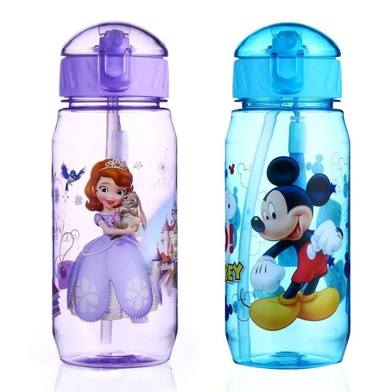 Соломенная кружка с героями мультфильмов Disney капитан Марвел майки Минни Маус