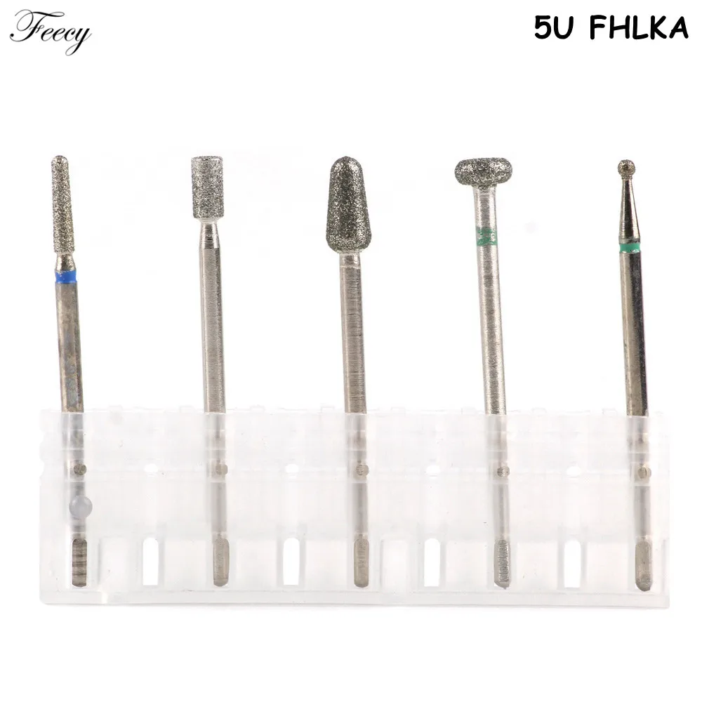 S05-5U-FHLKA Алмазная фреза для маникюра, электрическая вращающаяся фреза для ногтей, фрезы для маникюра, фрезы для ногтей, фрезы для педикюра, кутикулы - Цвет: S05-5U-FHLKA