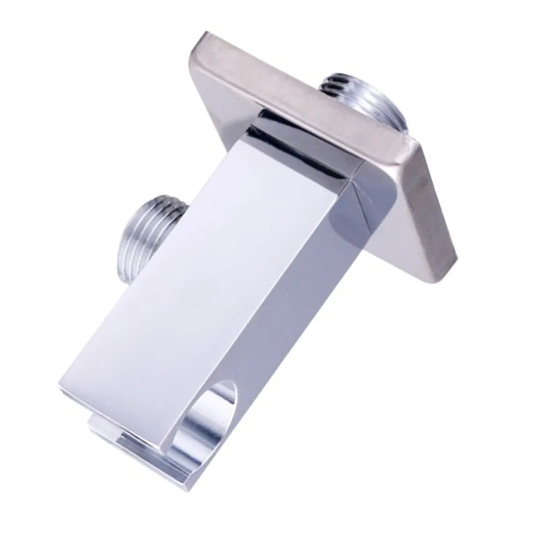 

Square Wall Bracket Wall Outlet Elbow Connector Tap Handheld Parts Shower Head Holder
