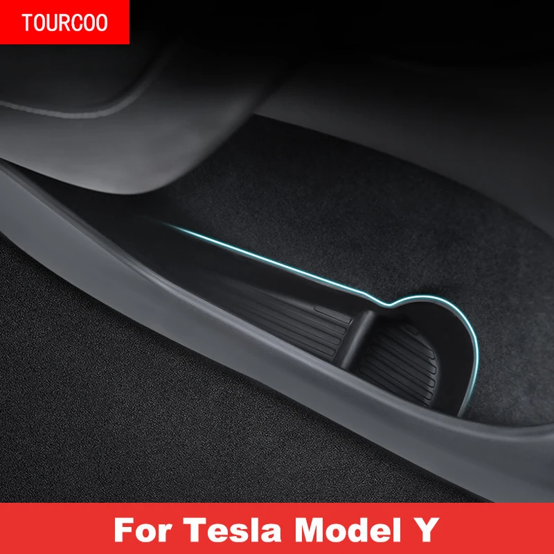 

For Tesla Model Y Storage Pad Mat for Door Slot Car Styling Interior Modification Accessories 4PCS