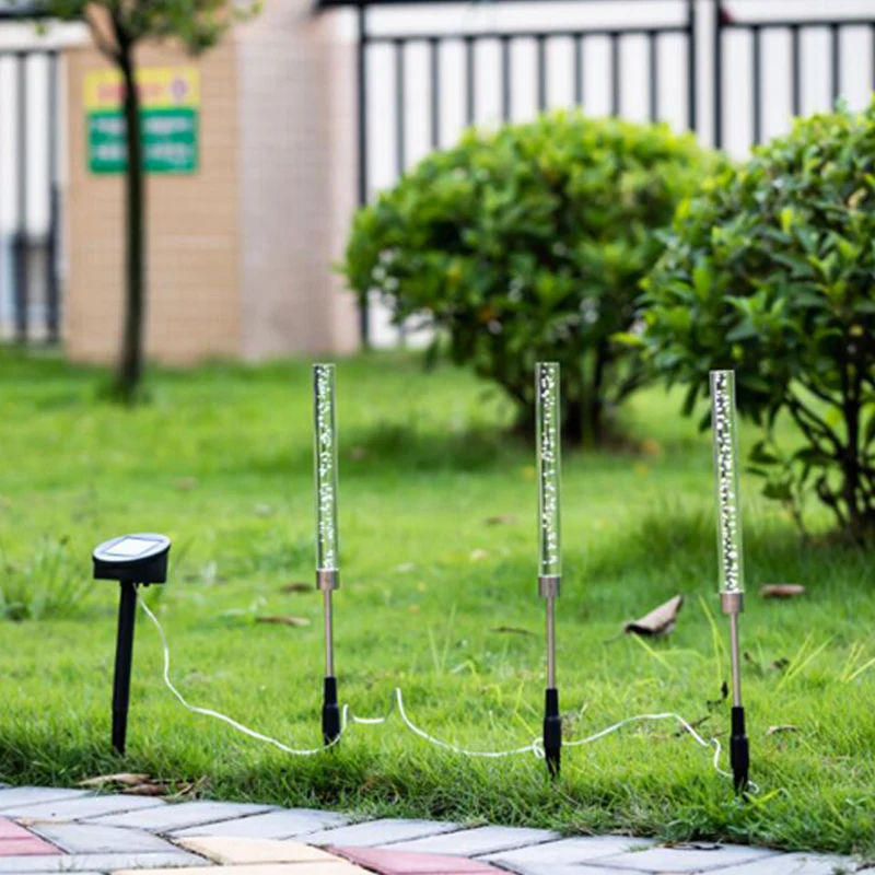 Светодиодный ламповый светильник s на солнечной энергии акриловый пузырьковый