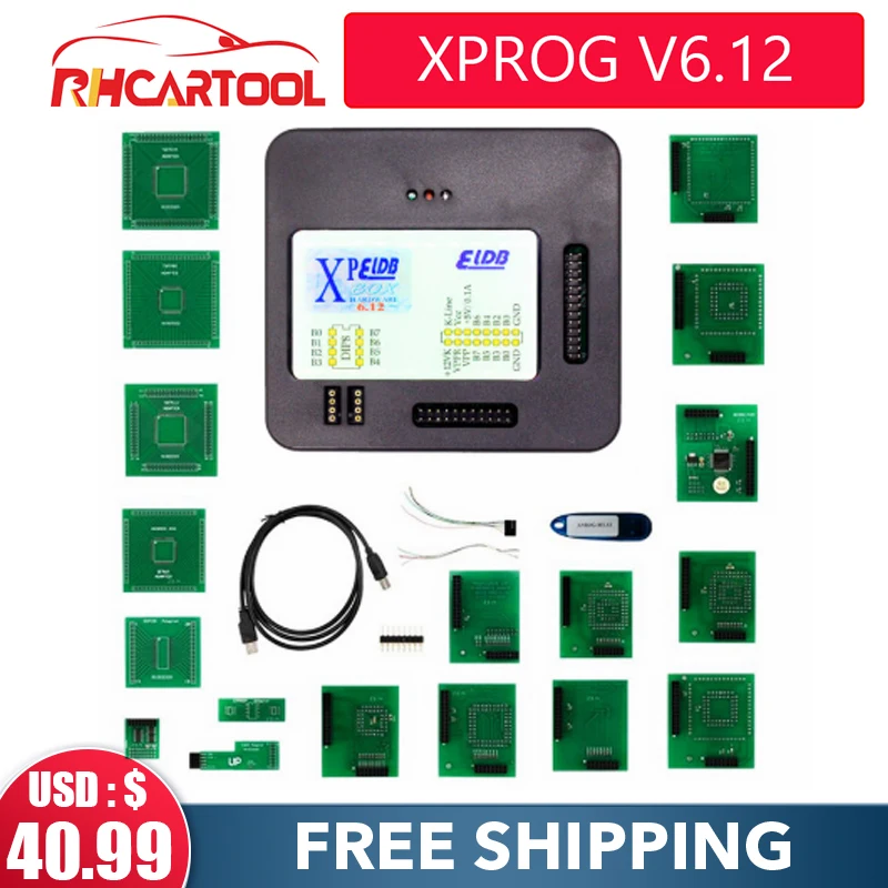 

Программатор XPROG V6.12, добавлена новая авторизация, V5.86 V5.55 V5.84 X-PROG M, металлический корпус, XPROG-M, инструмент программирования ЭБУ V6.12 со всеми ад...