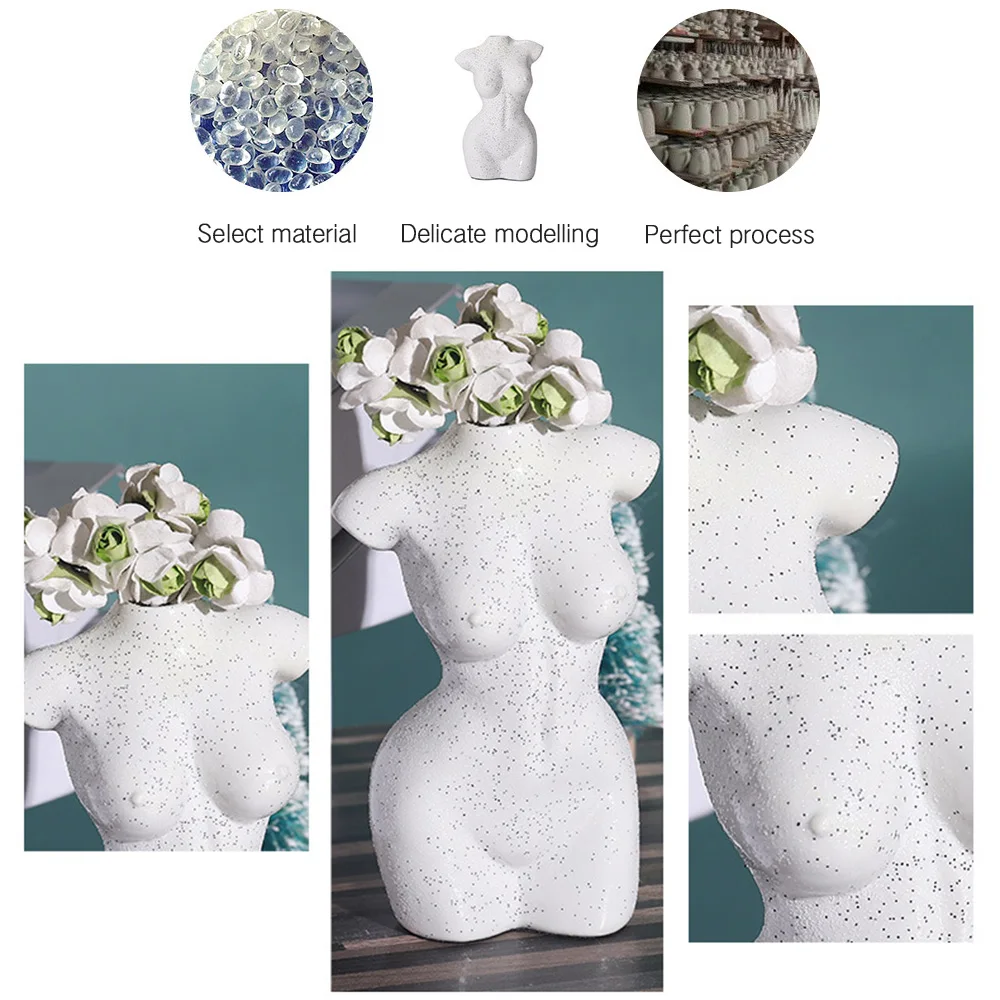 Искусство девушка бюст ваза декор интерес задница статуя женщина модель