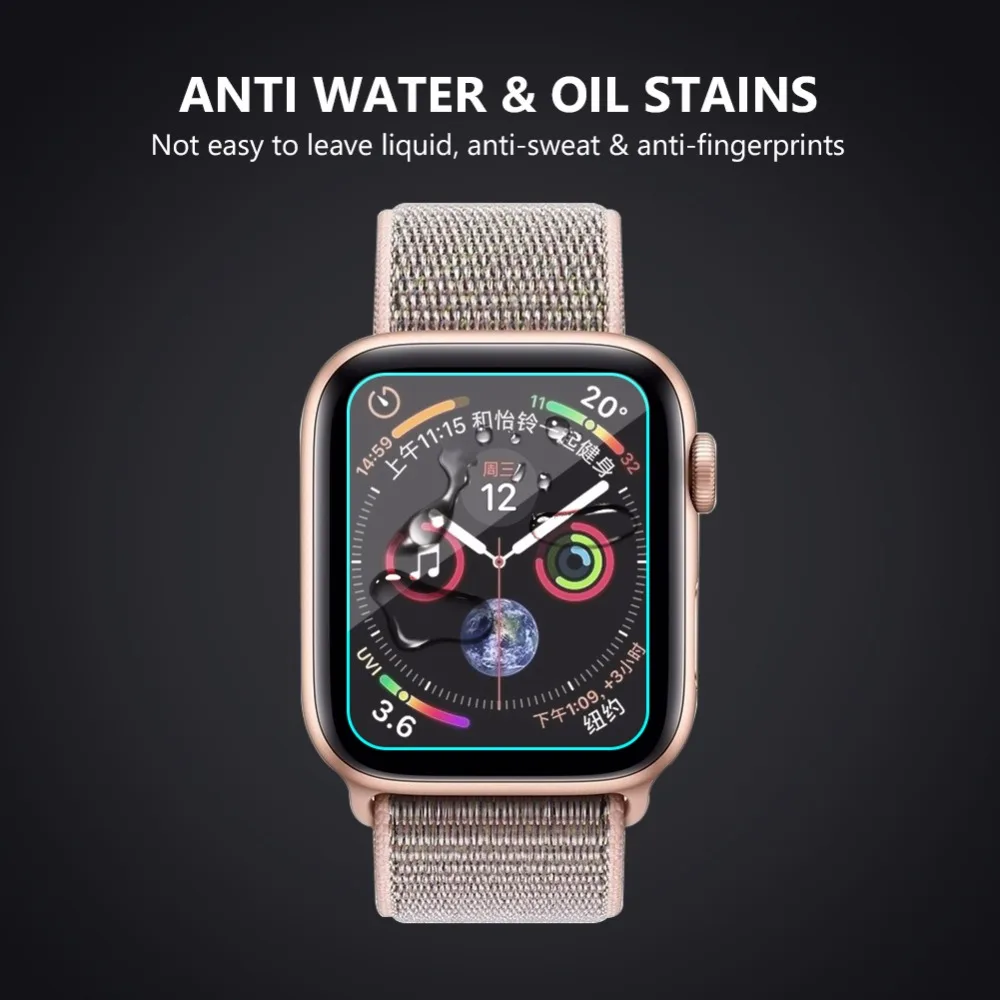 YCDC 9H 2.5D Премиум Закаленное стекло для Apple Watch серии 1 2 3 38 42 мм Защитное стекло для iwatch 38 42 мм