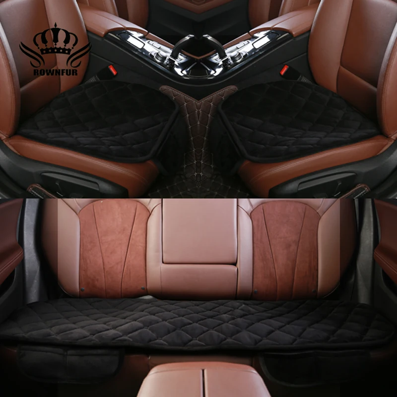 Роскошный Теплый автокресло охватывает Универсальный размер Передняя Задняя