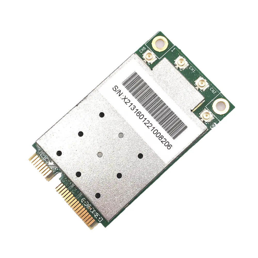 Wi Fi карта Broadcom BCM43465 2 4/5 ГГц 802 11AC/A/B/G/N 4x4 Гбит/с Mini PCIe|Сетевые карты| |
