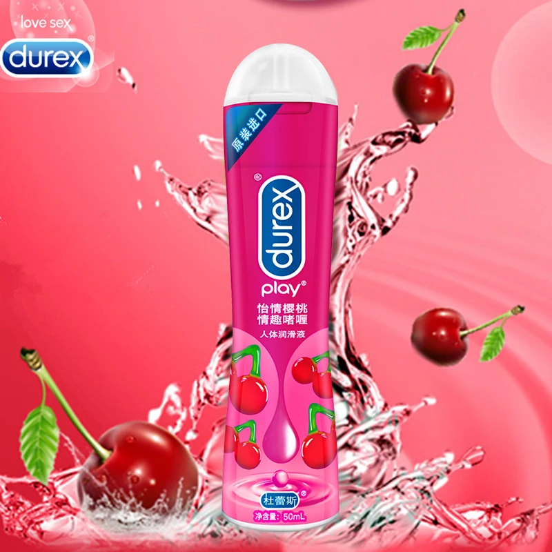 Смазка Durex вишневая Анальная 50 мл масло на водной основе для взрослых|sex lube|durex