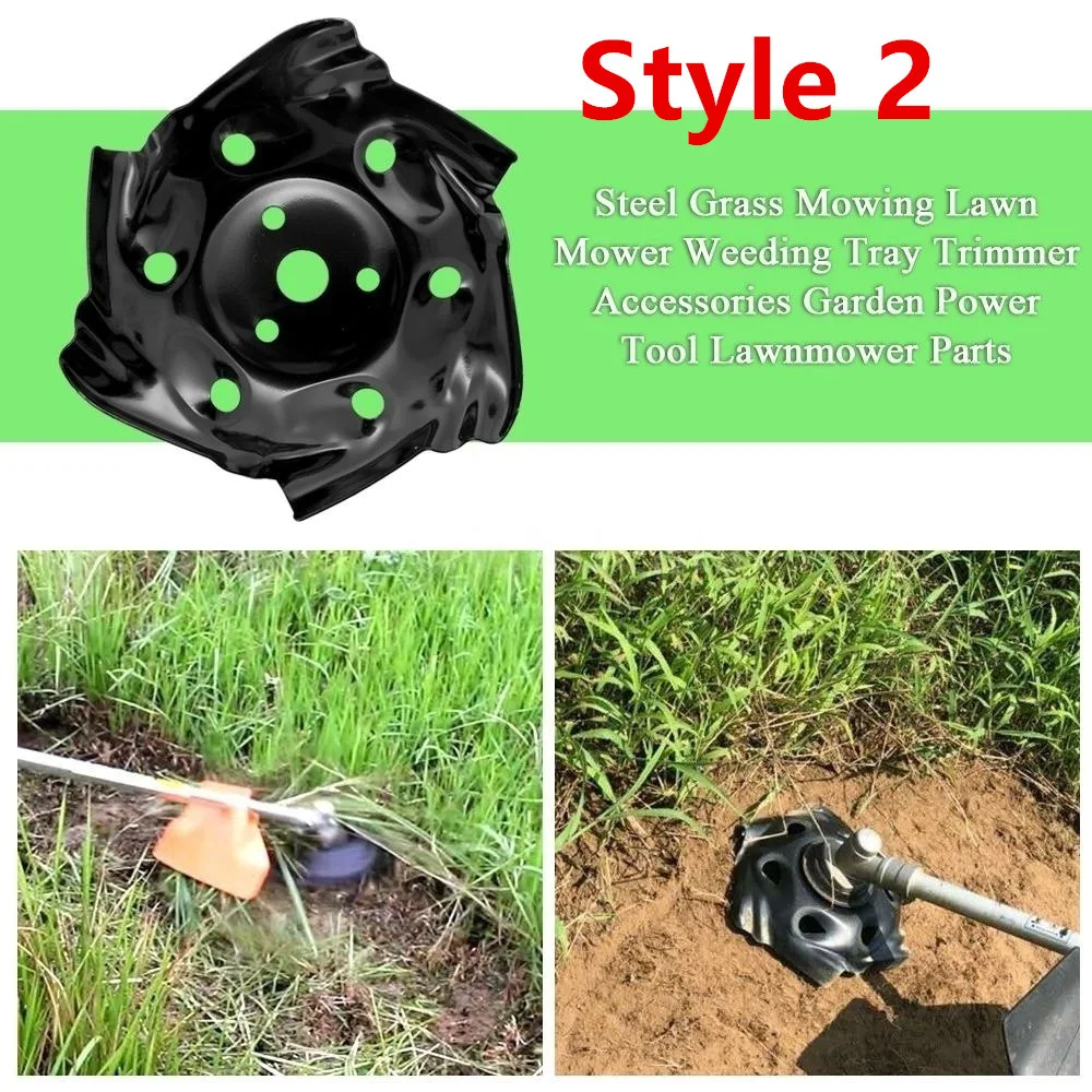 YHELPFUL2020Universal Grass Trimmer Head Mower Alloy Weeding Tray Scraper Removes The Grass Root Weeder Grass Cutter Parts