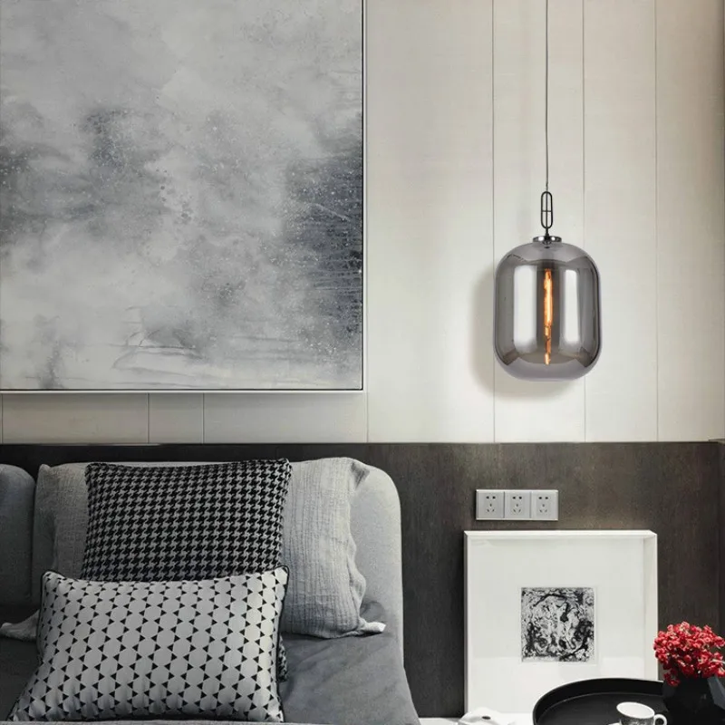 Современная стеклянная люстра с воздушными шарами MARSDEN в скандинавском стиле для