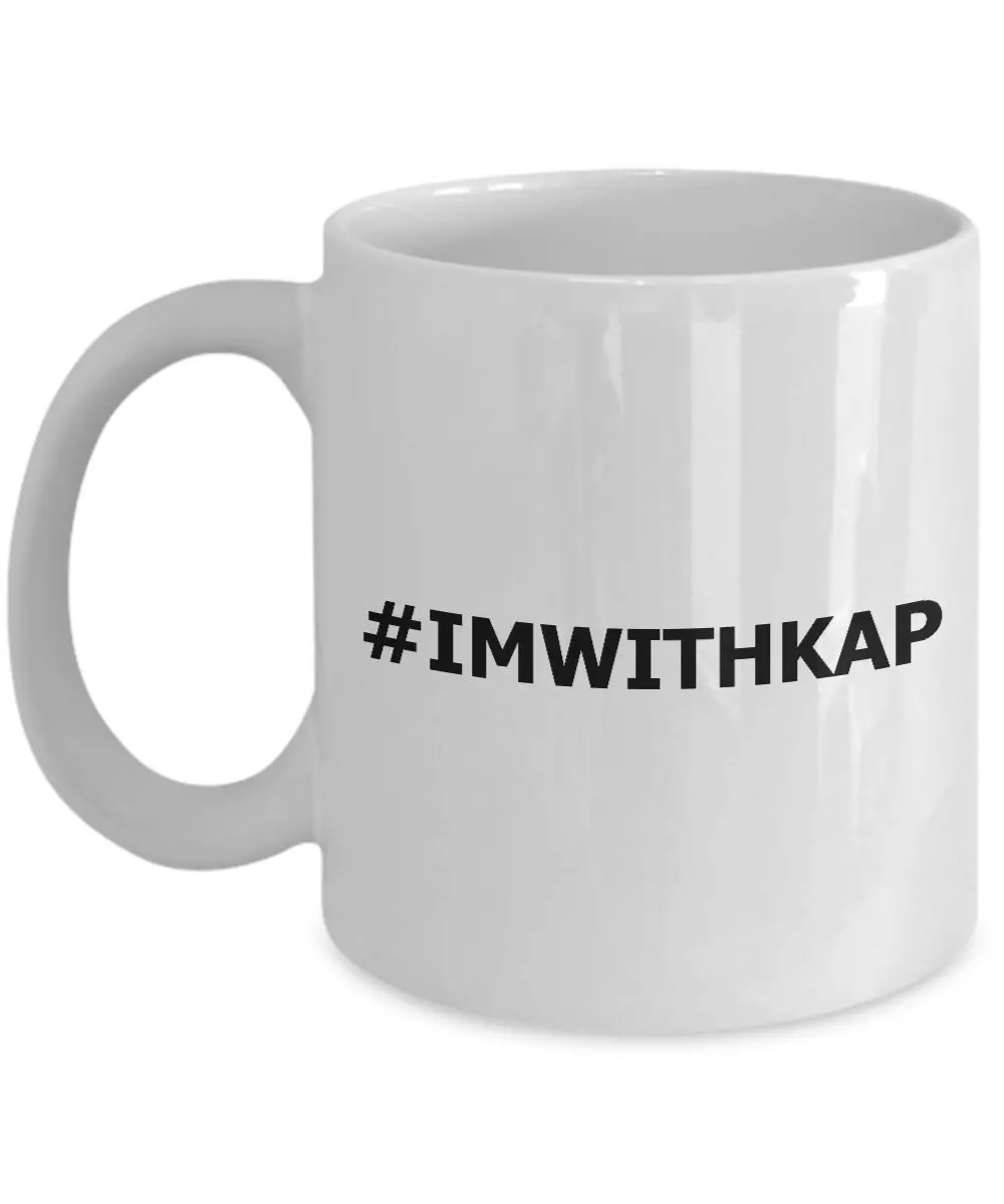 Я с Кап Кружкой I'm Kaepernick кофейные кружки Возьмите коленные чашки подарок|Кружки|