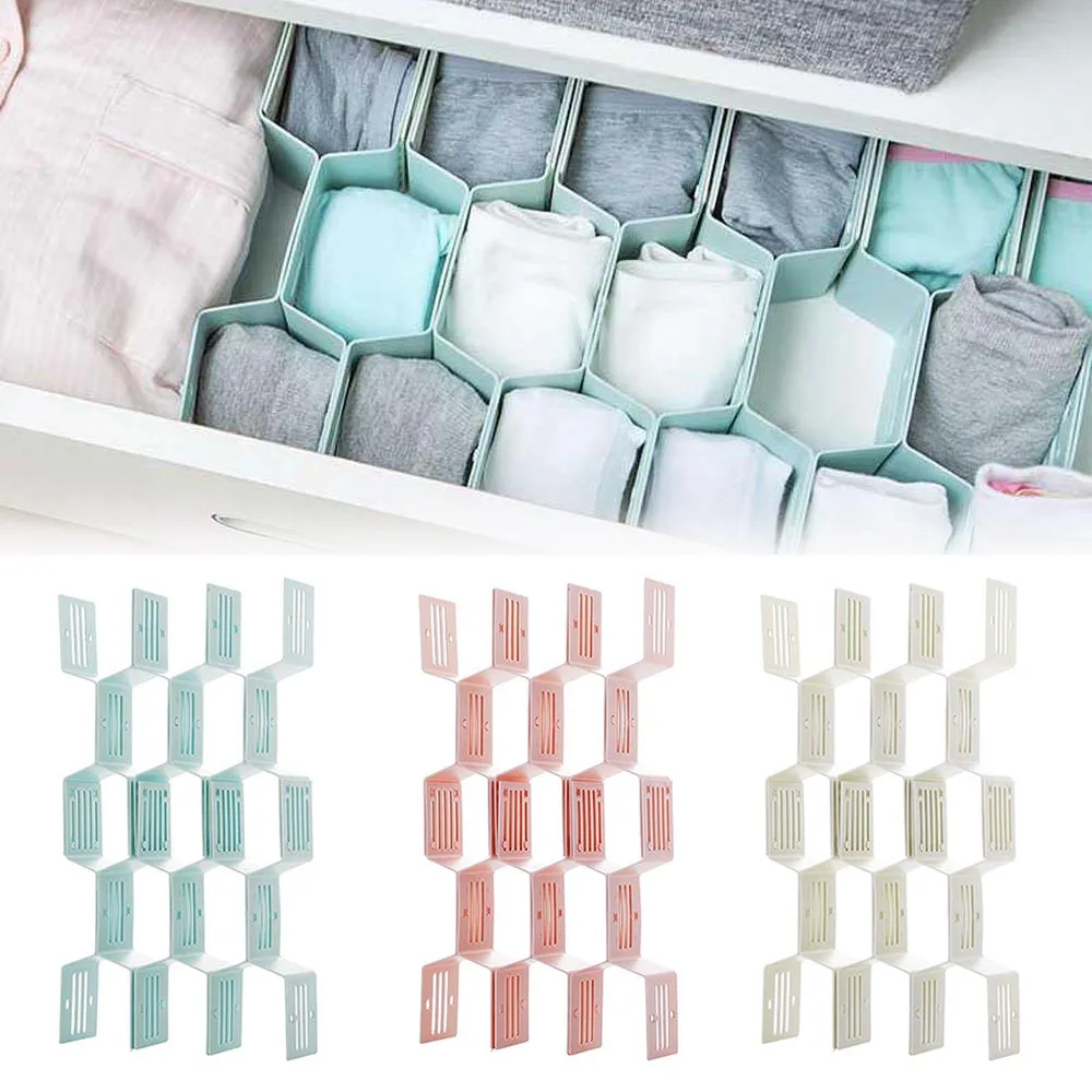 Drawer Honeycomb Clapboard Partition Divider Box Separator DIY Grid Storage Organizer Cell Sorting Panties Socks | Дом и сад