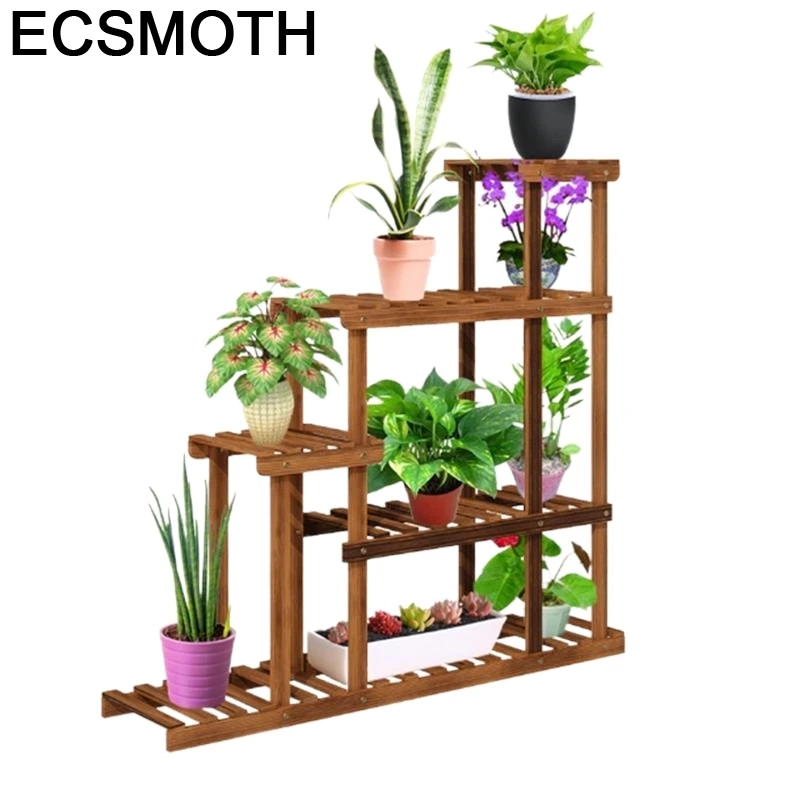 

Estante Escalera Decorativa Madera Estanteria Para Plantas растение комнатное Stojak Na Kwiaty открытый балкон полка Цветочный Стенд