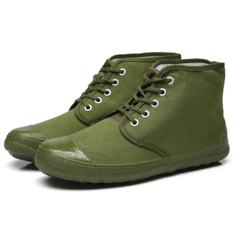 

Liberation Shoes Men's Construction Site Work Shoes Non-Slip Wear-Resistant Labor Protection Camouflage Rubber Shoes 2021