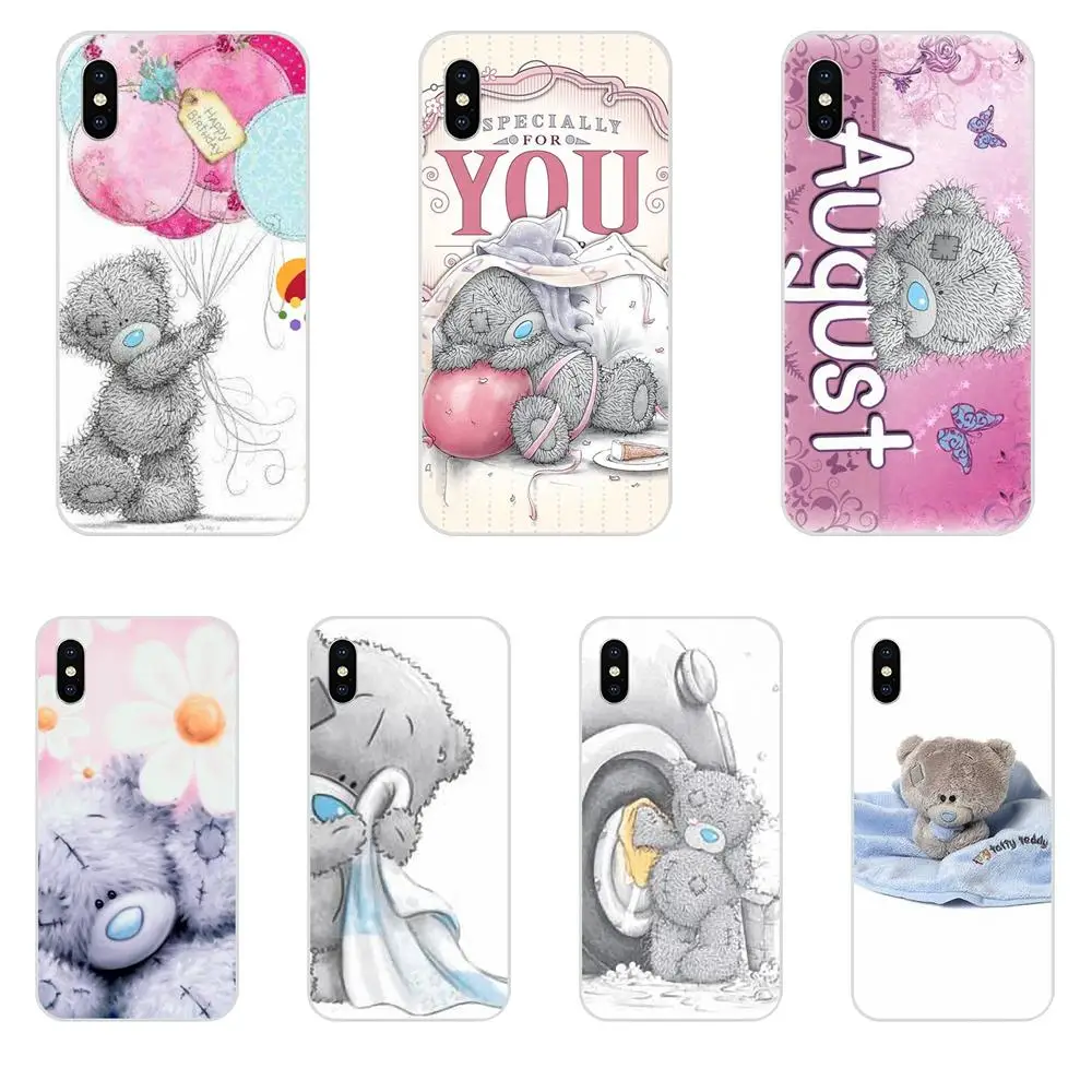 Силиконовый чехол для телефона с аппликацией в виде плюшевого мишки тедди Me To You