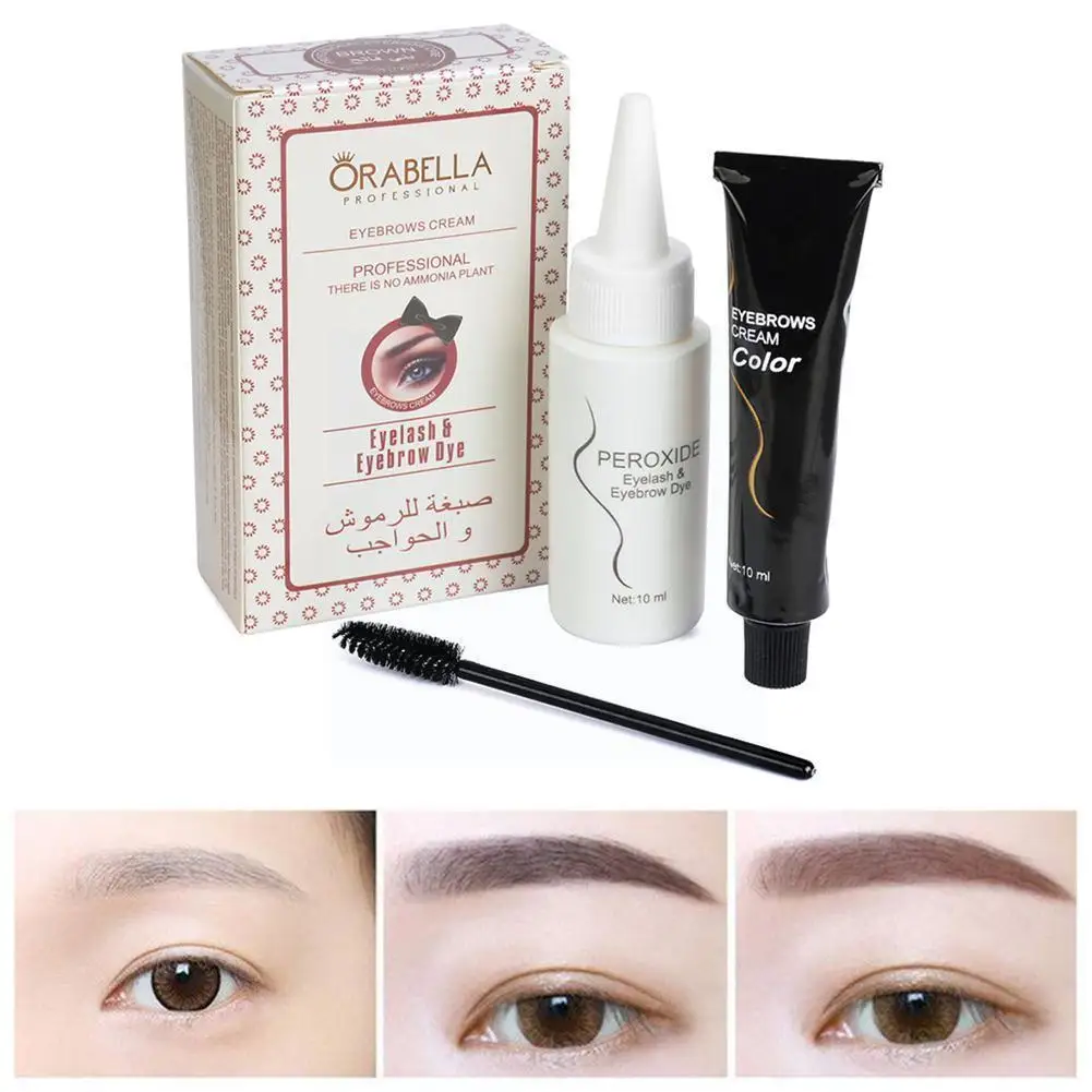 

Eyebrow Dyeing Dye Hair Dye Long-lasting Non-fading Product Coloring Hair Eyebrow Cream Powder Eyelashes Hair Dye X5m1