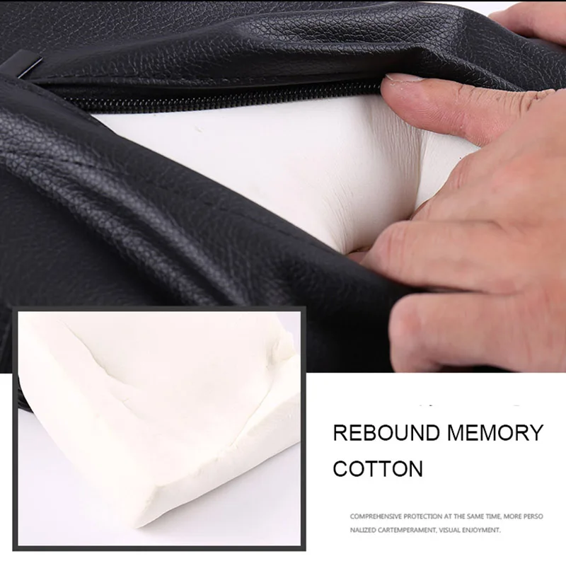 Автомобильный подлокотник коробка коврик из искусственной кожи повышающий с