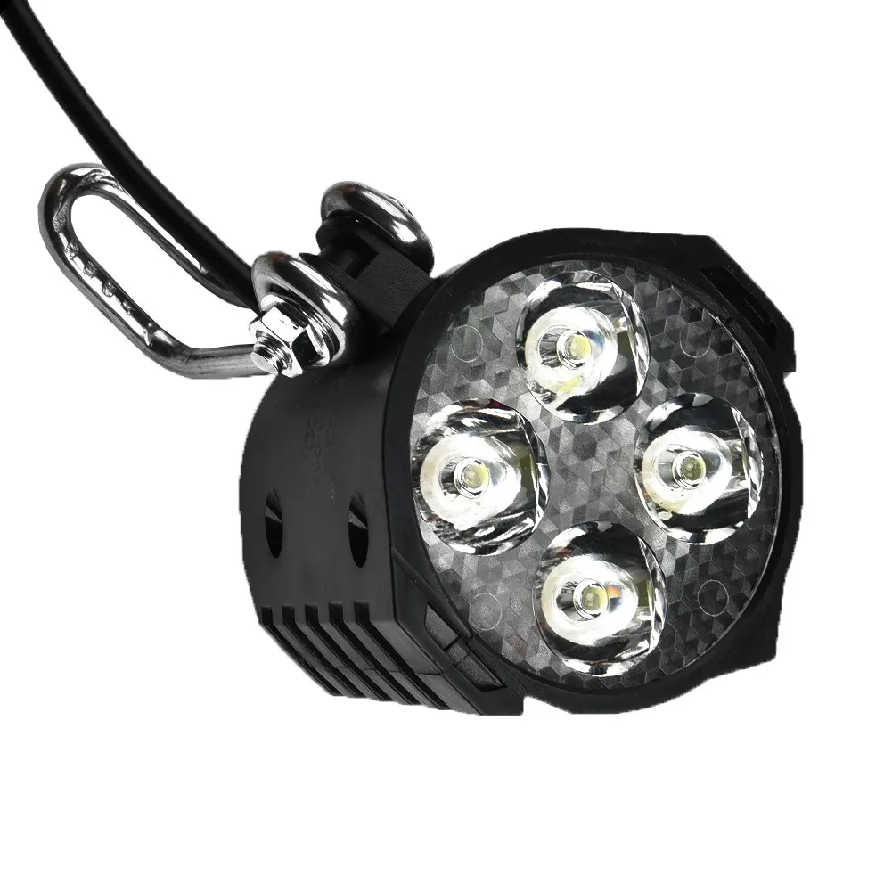 

12-60V Bicycle Light Electric Set With Horn Signal Cool Tail Practical