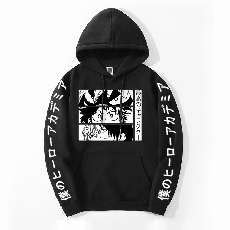 

Мужская Флисовая Толстовка с капюшоном и принтом героев мультфильмов