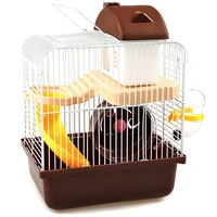 hamster cage gold wire bear supplies set complete small hamster nest double layer cheap super large villa buy and send package