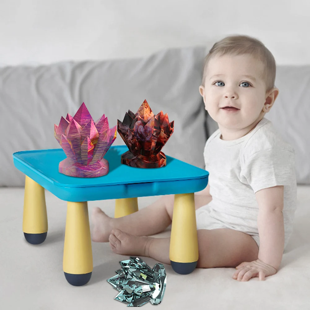 

Candle Silicone Mold 3D Iceberg Shape European Style Flower Cluste Mold for Candle Making DIY Soap Model Plaster Mold