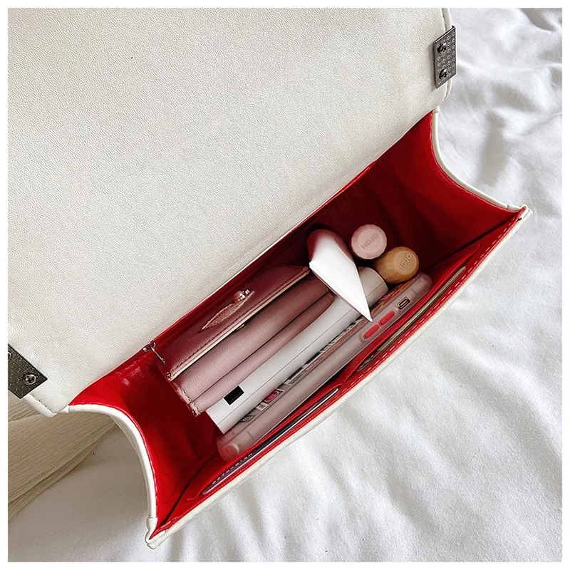 

Luxury Yellow Crossbody Bag Women Shoulder Bags with Chain Lady Pink Handbags 2021 Fashion Female Small Packs Internal Card Slot