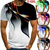 men 3d printed t shirt personality lightning t shirt short sleeve casual t shirt 2021 new summer fashion t shirt