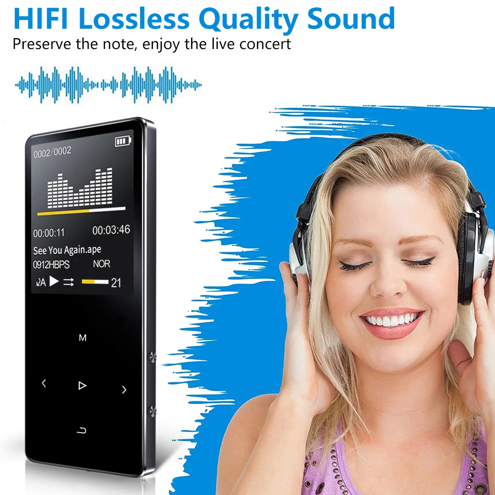 Mp3 плеер IQQ X3 с поддержкой Bluetooth 4 2 без потерь 40 ГБ Hi Fi Портативный аудиоплеер FM