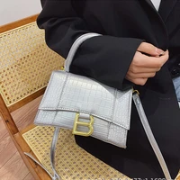 crossbody bag for women 2021 square pu leather womens designer handbag crocodile pattern shoulder messenger bag sac main femme
