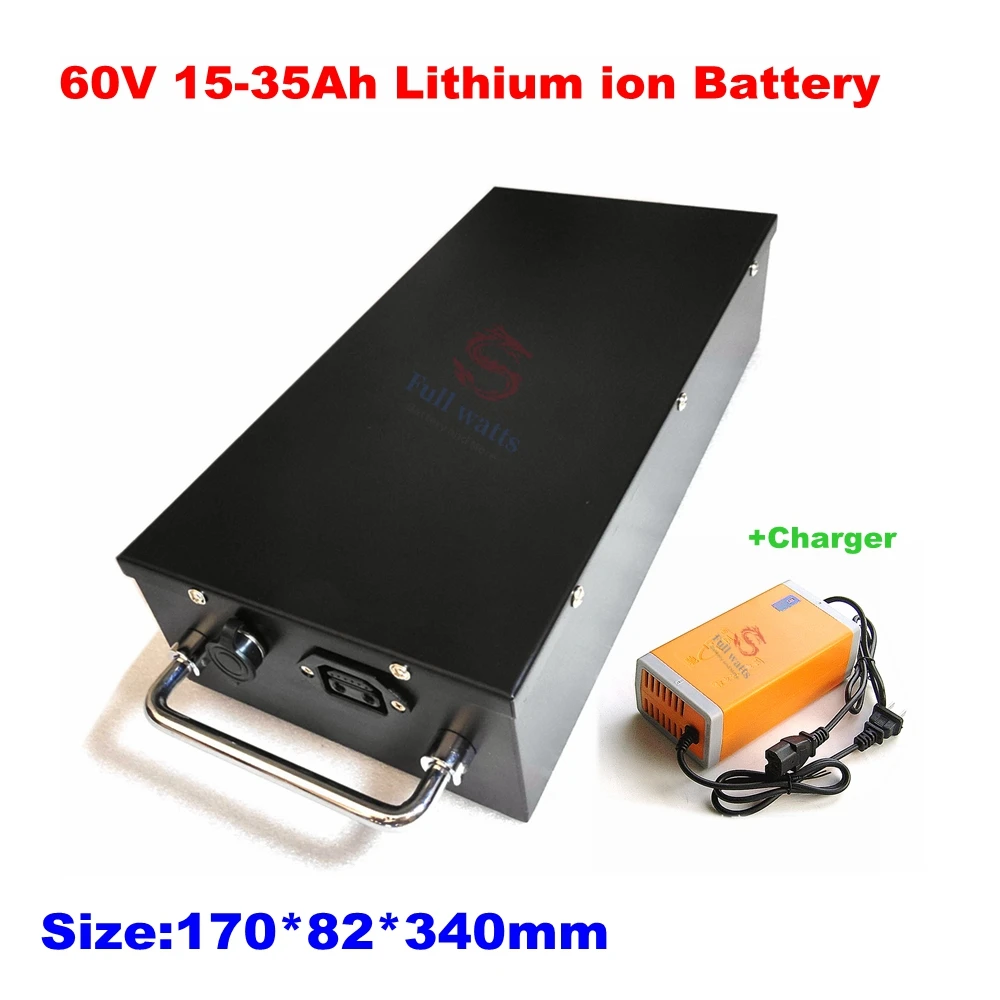 60V 20Ah 25Ah 30Ah 12Ah 15Ah 18Ah Lithium ion battery li BMS for X7 X8 X9 X20harley citycoco scooter bicycle +charger | Электроника