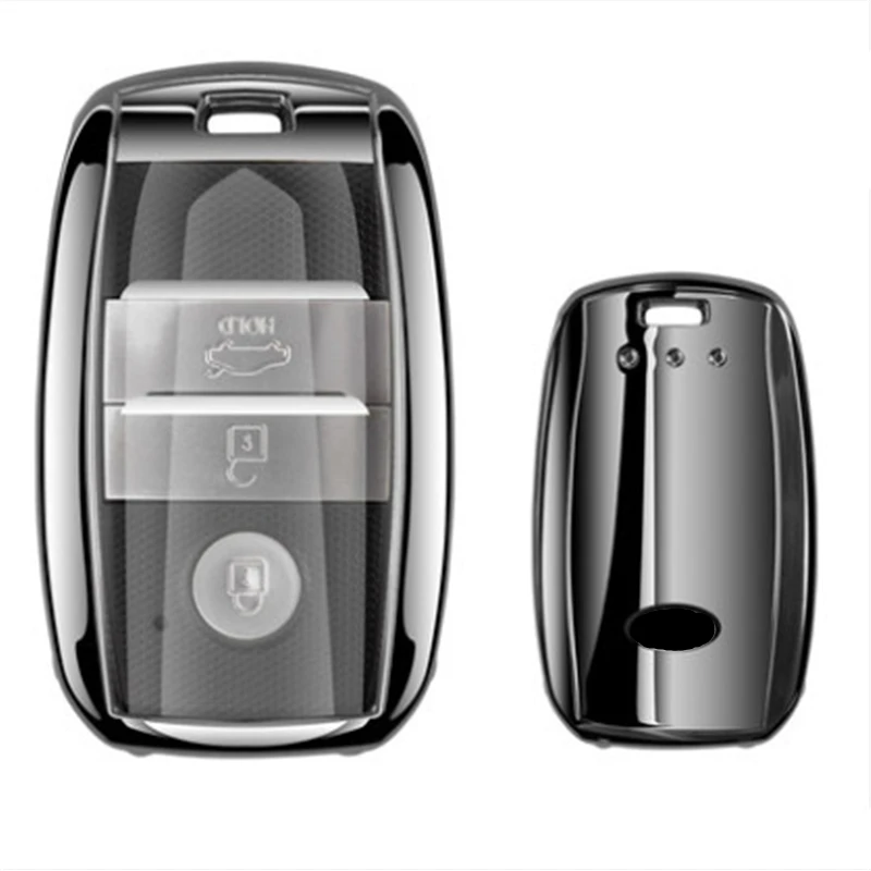 Чехол для автомобильного ключа из ТПУ с полным покрытием Kia Rio 3 K2 Ceed Cerato K3 Sportage 4