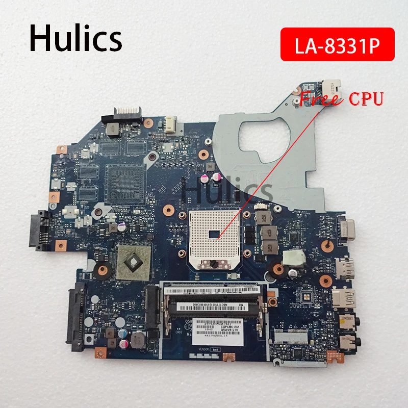 Оригинальная материнская плата Hulics Q5WV8 LA 8331P для ноутбука acer aspire V3 551G 551 DDR3 100%