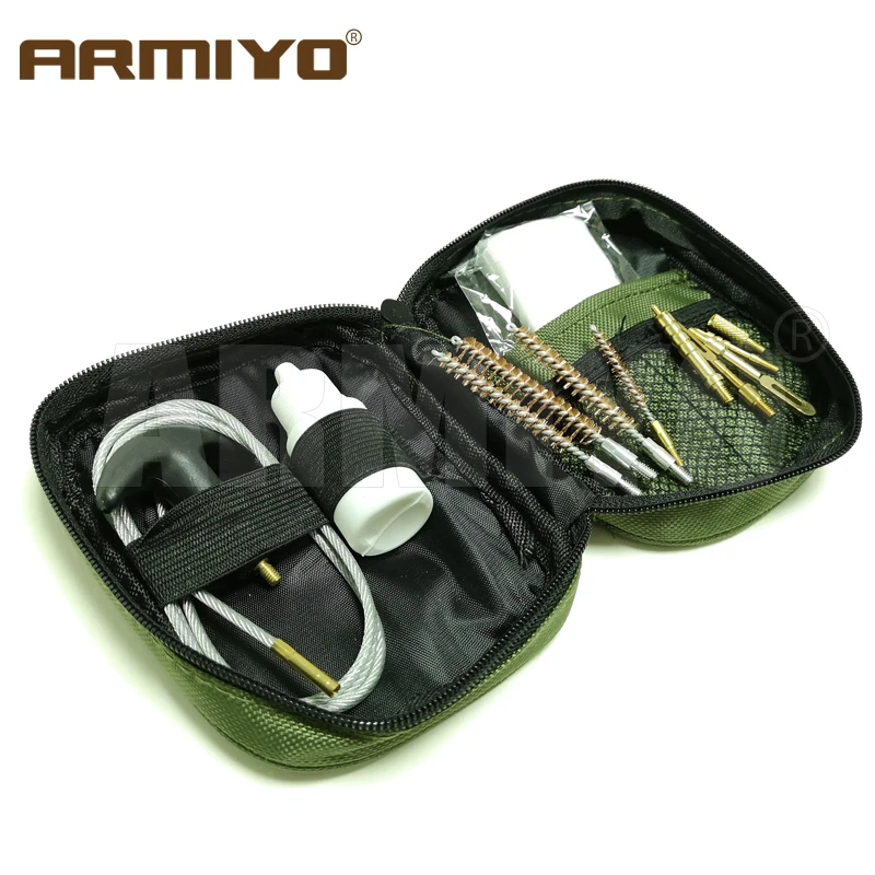 Armiyo 42 шт./компл. 17Cal 22Cal 27Cal 30Cal пистолет с отверстием для чистки и Чистка ствола
