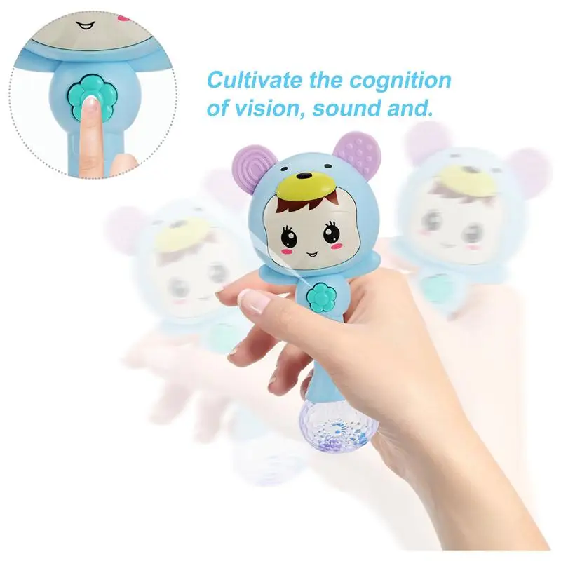 

Baby Rattle Early Learning Puzzle Story Toy Toddle Musical Plastic Plaything