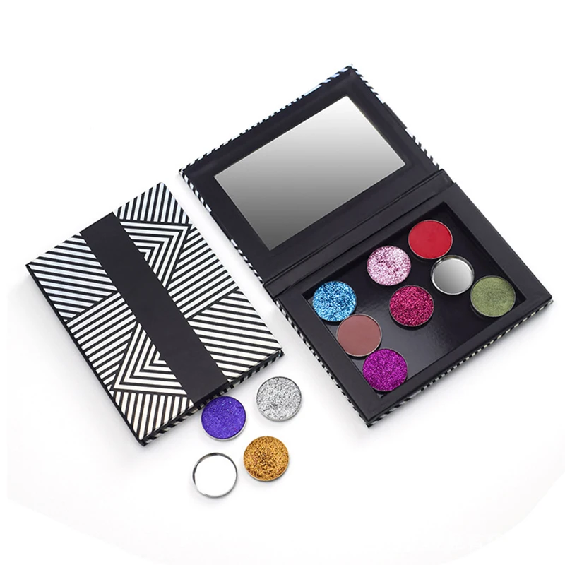 Лазерная серия Бесплатная комбинация дисковые монохромные тени для век румяна