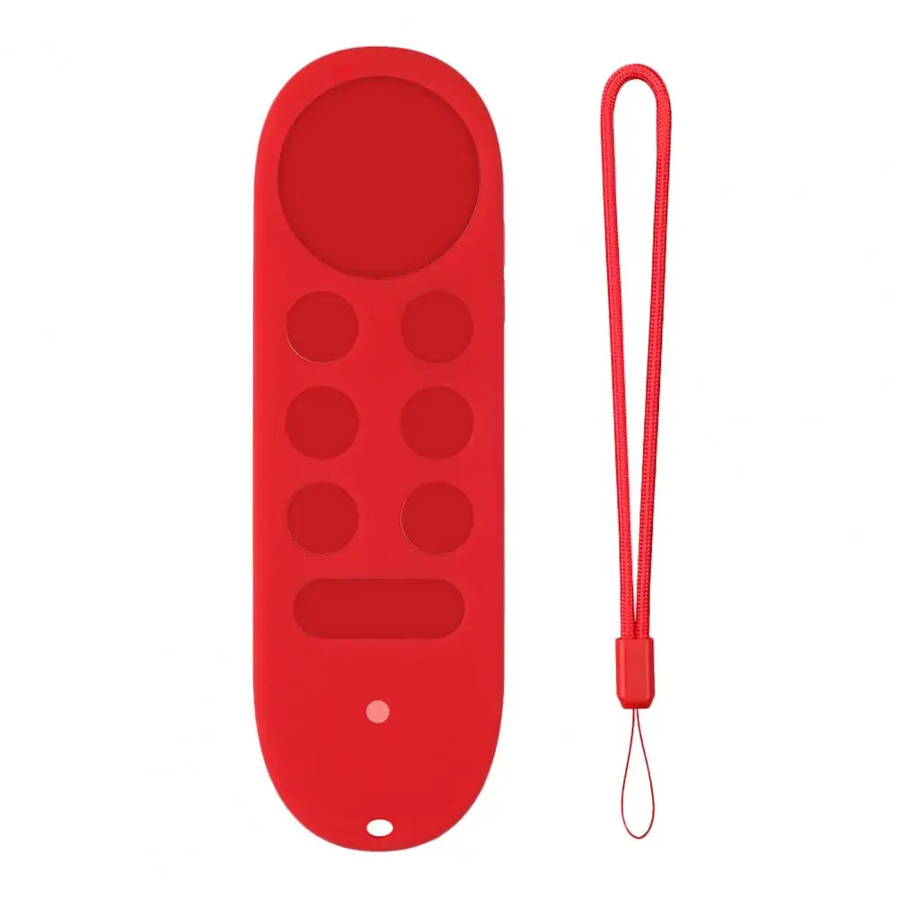 

Silicone TV Remote Control Case Cover Air Condition Remote Control Protective Anti-dust Bag for Google TV Voice Remote Control
