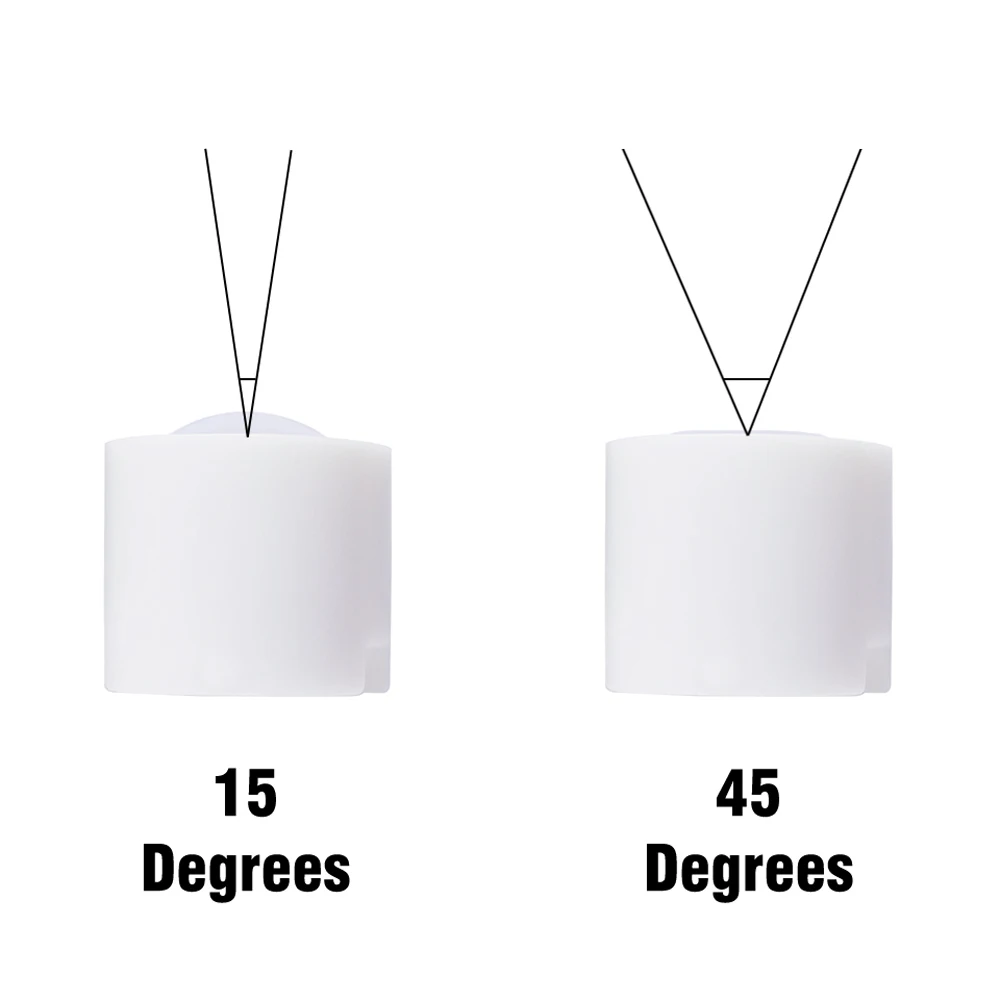 10 15 30 45 градусов ИК светодиодный линзы коллиматор отражатель 14 5 мм с черным и