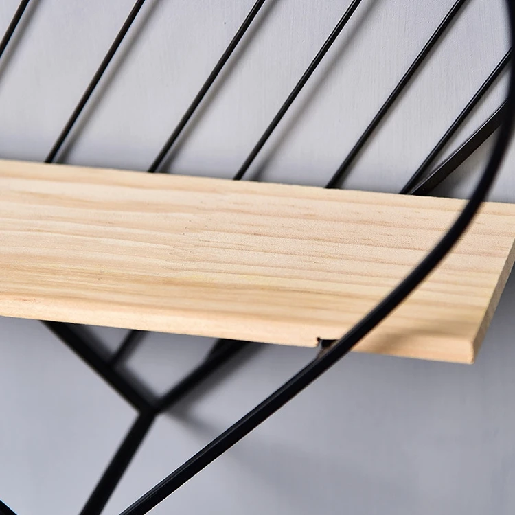 Плавающая полка настенная в форме сердца стеллаж для хранения украшения стен