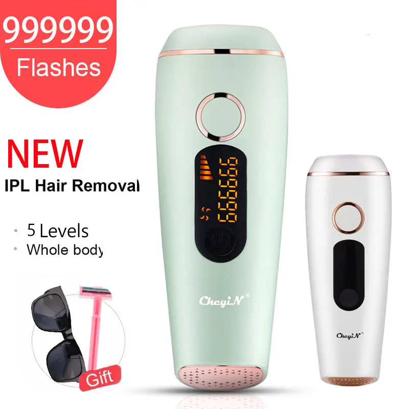 

Professional Permanent Laser Epilator Painless Photoepilator IPL Hair Remover Device Electric Face Body Leg Bikini Trimmer Women
