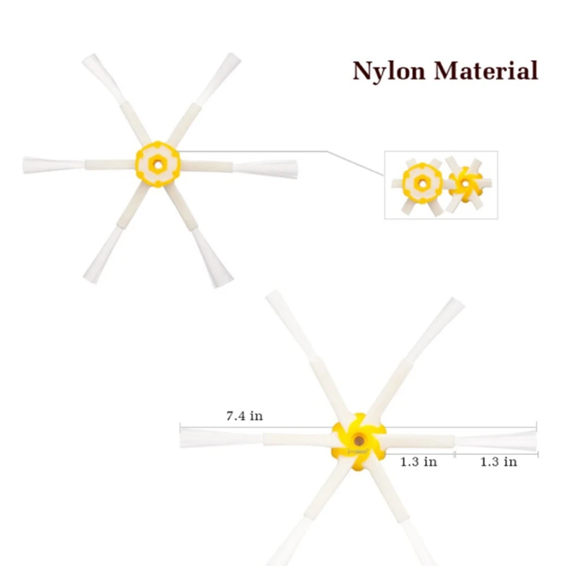 

Main Brush Side Brush Filter for IRobot Roomba 600 620 630 650 660 Replacement Accessories