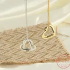 Женское ожерелье из серебра 925 пробы с лазерным названием