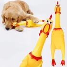 1 шт. 17 см кричащая курица собака игрушки Сжимаемый звук питомец кошка игрушка собаки игрушки
