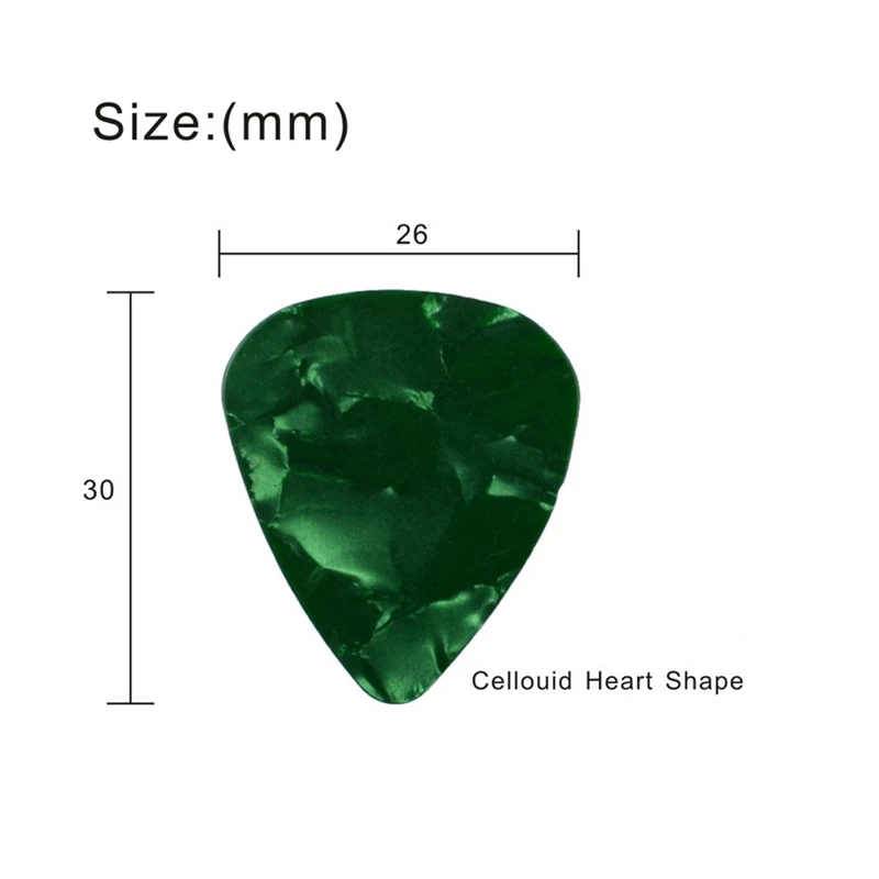 100 шт. Cellouid акустическая электрическая басовая гитара палочка медиатор