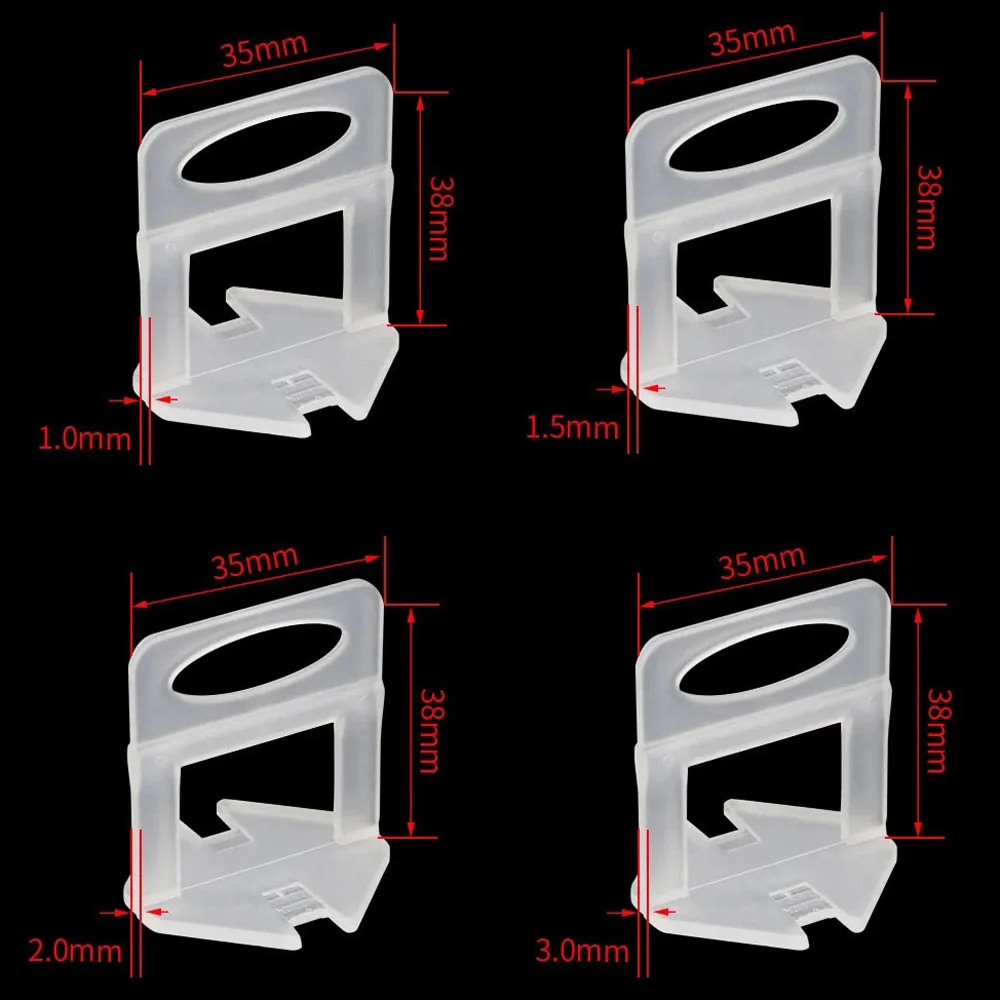 Лучшая Профессиональная система выравнивания плитки 1 мм/1 5 мм/2 мм/3 мм белые