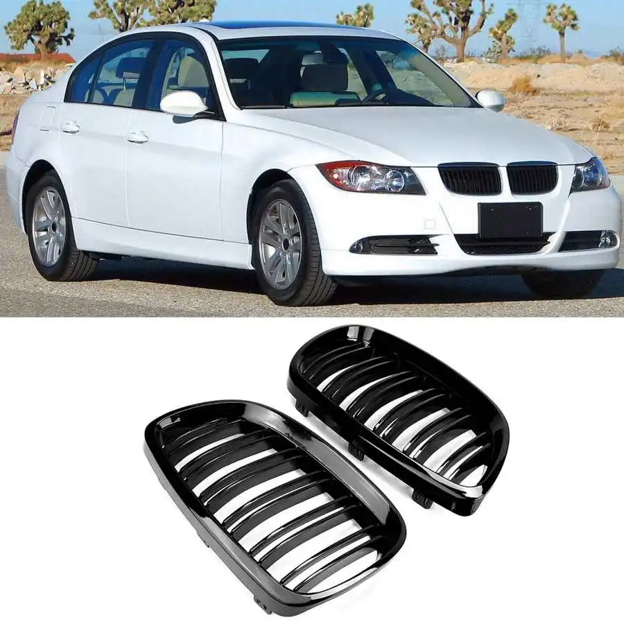 Черная глянцевая решетка радиатора автомобиля 51137157277 подходит для BMW 3 серии E92 E93