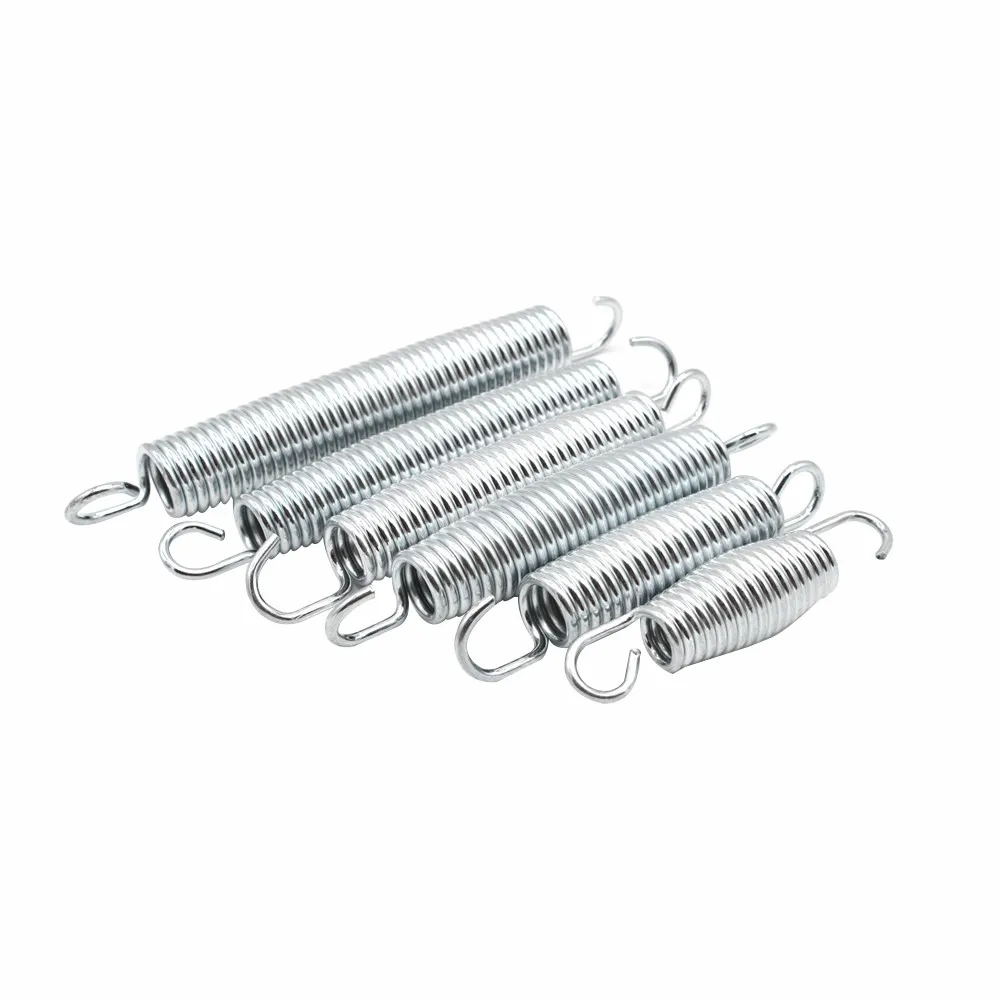 

FUMAO Metal Coil Extension Spring for Trampoline Recliner, 3mm wire diameter x 22mm out diameter x (110-178)mm length