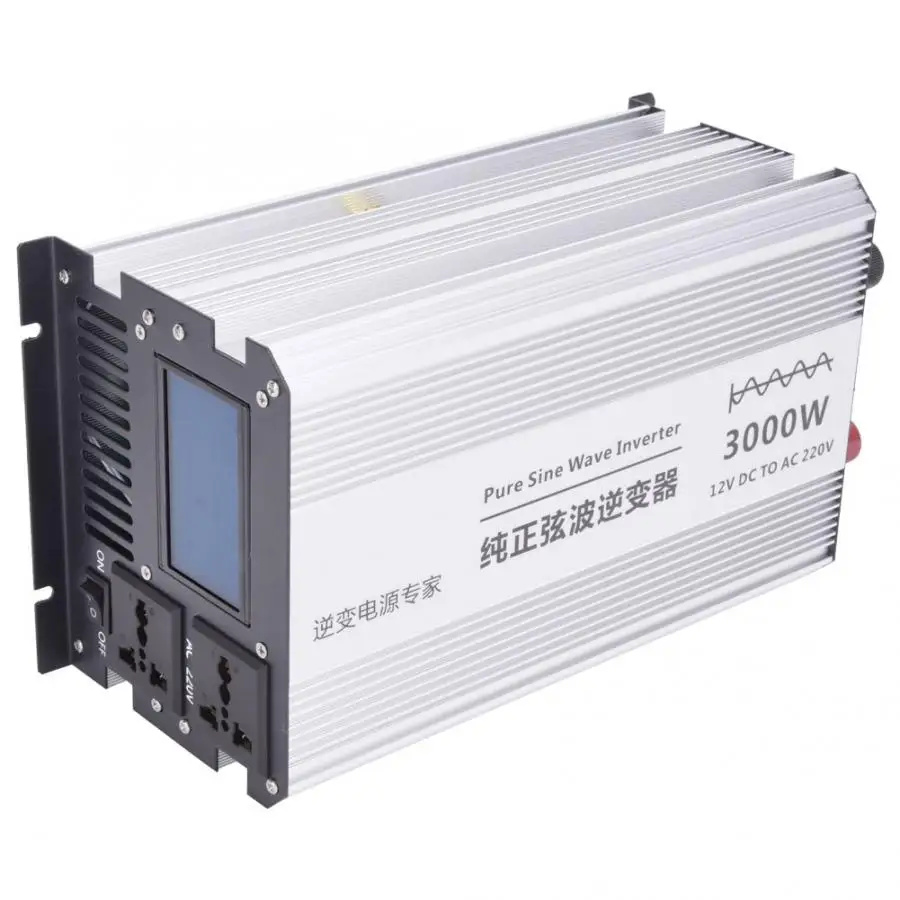 Инвертор немодулированного синусоидального сигнала 3000 Вт 12 В постоянного тока в