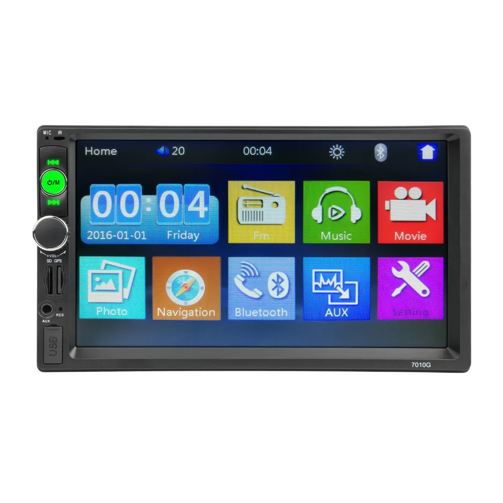 Автомагнитола 2 Din с GPS навигацией автомобильный радиоприемник мультимедийный