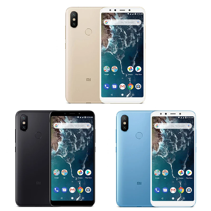 Глобальная версия Xiaomi mi A2 телефон Snapdragon 660 4 Гб 64 5 99 &quotполноэкранный 20 Мп + 12 МП