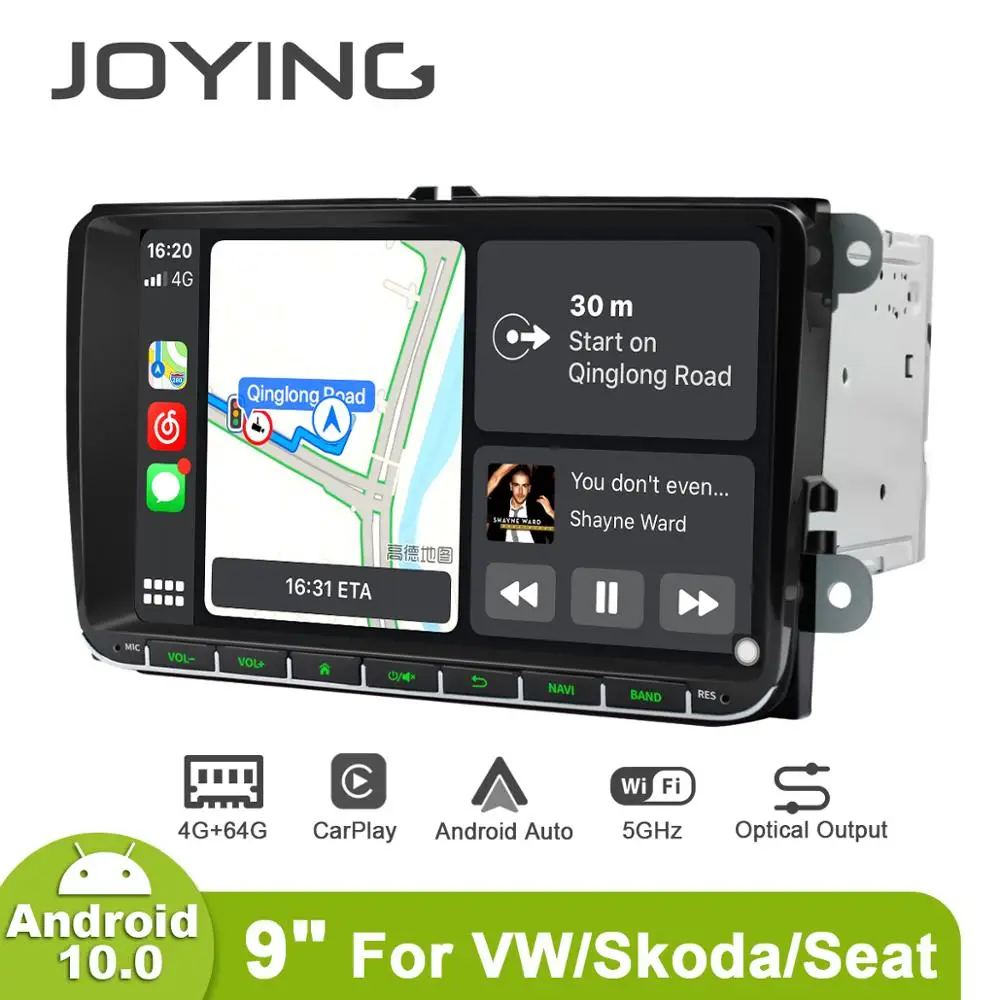 

Radio 2 din Android 9 Pulgada Android 10 Multimedia Audio Autoradio Carplay Cassette For Volkswagen VW Skoda POLO GOLF PASSAT