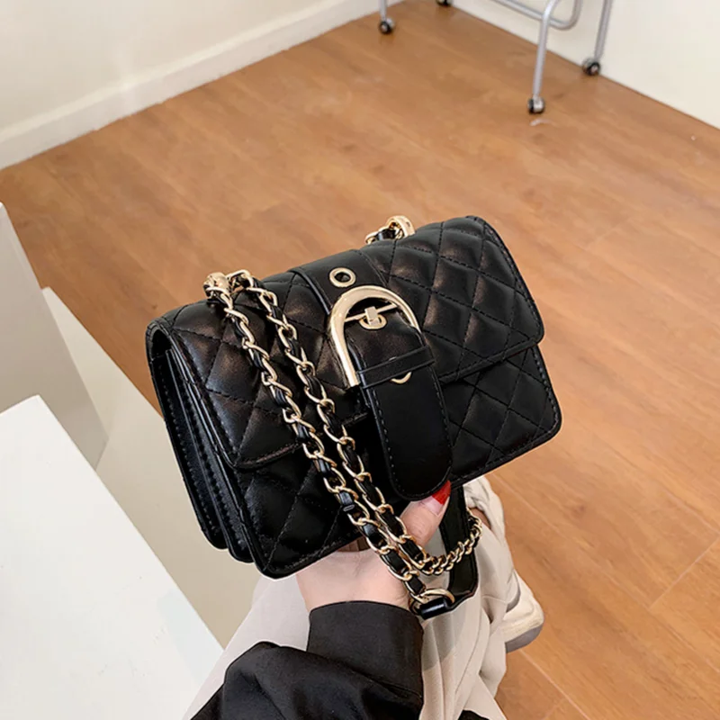 

2021 Brand Designer Soft PU Leather Crossbody Bags For Women Solid Color Simple Fashion Shoulder Bag Lady Luxury Small Handbags